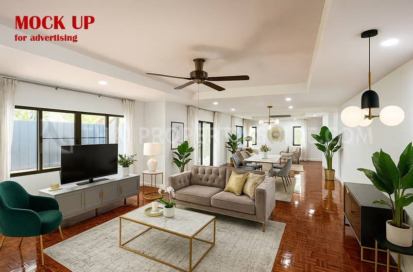 House with Shared Pool for rent in Nichada Thani